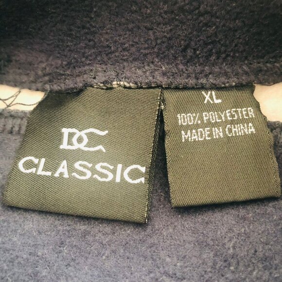 NWOT - DC Classic Blue and Grey Lucky Logger Fleece Zipper Jacket - XL - Picture 11 of 13